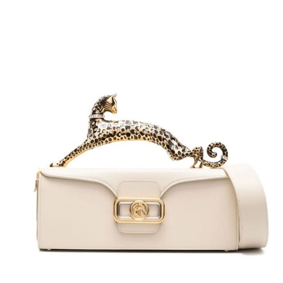 Lanvin Handbags - Lanvin 
medium Pencil Cat sculpted-handle leather bag